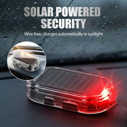 🔥LAST DAY SALE ONLY!! ✨BUY 1 GET 1 FREE!!!🔥Solar Car Anti-Theft Light – solar + USB charged, auto-flashes at night.  🛡️💡