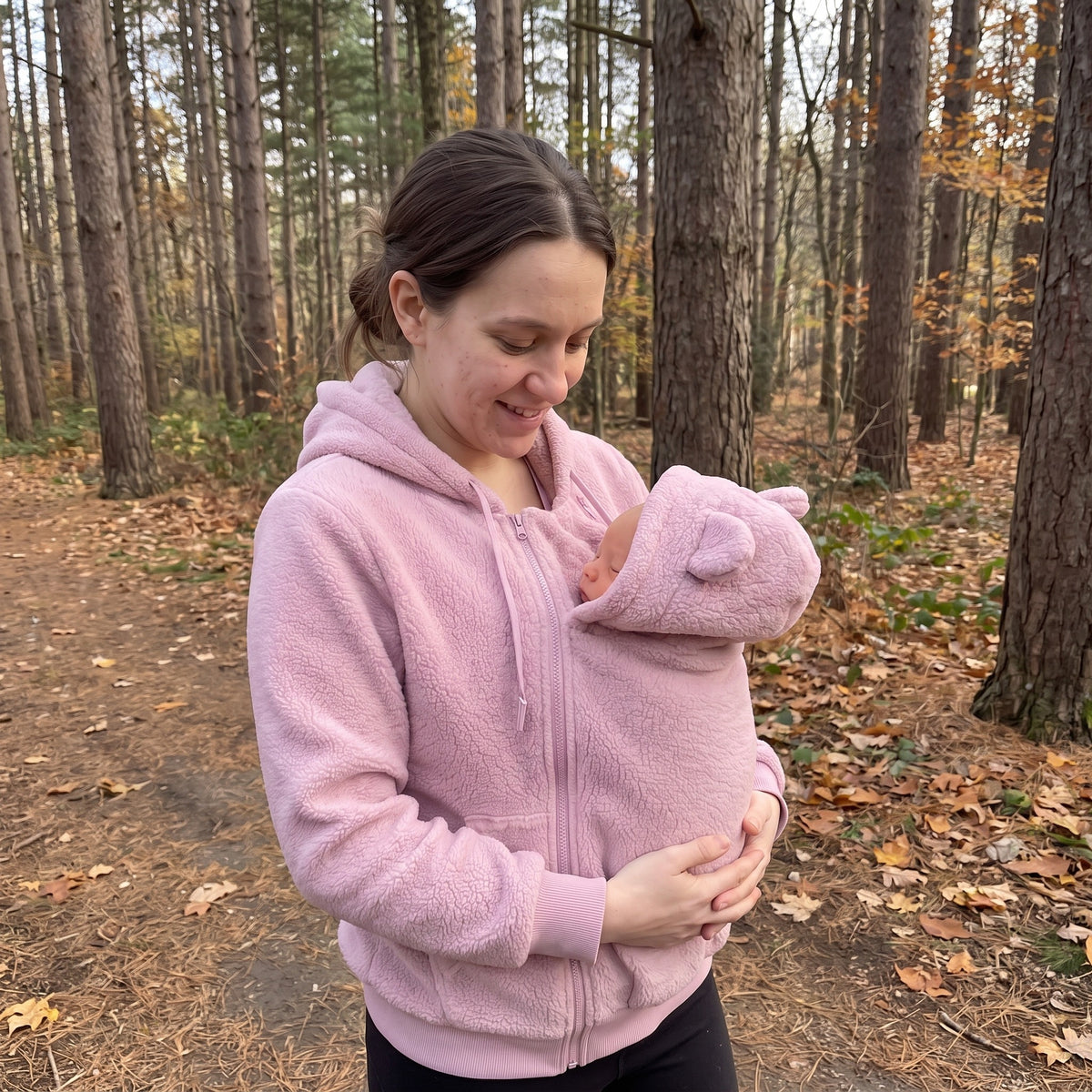 🔥 HOT SALE 💗 Cozy Babywearing Fleece Hoodie