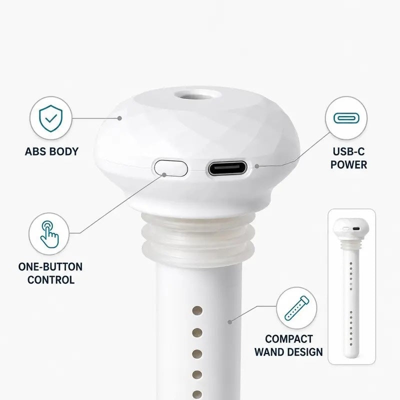 🔥LAST DAY SALE 49% OFF💧✨ Mini Travel Humidifier – Turn a Water Bottle Into a Personal Humidifier