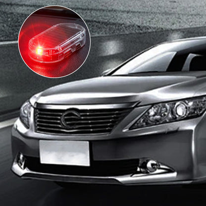 🔥LAST DAY SALE ONLY!! ✨BUY 1 GET 1 FREE!!!🔥Solar Car Anti-Theft Light – solar + USB charged, auto-flashes at night.  🛡️💡