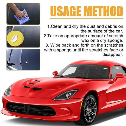 🚗 BUY 2, GET 1 FREE! ✨✨ Universal Car Scratch Remover Wax – Removes Scratches, Restores Shine & Easy Application 💧