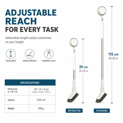 📢📢 Buy 1 Get 1 Free for the first 50 customers! ⏰ Multifunctional Extendable Long-Handle Floor Brush