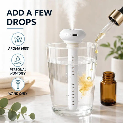 🔥LAST DAY SALE 49% OFF💧✨ Mini Travel Humidifier – Turn a Water Bottle Into a Personal Humidifier