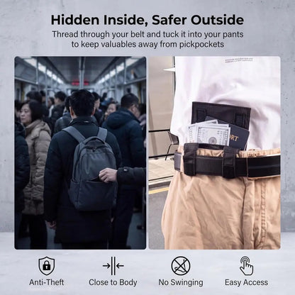 🔥LAST DAY SALE 49% OFF✨Concealed anti-theft travel waist bag