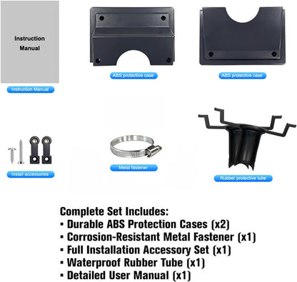 📍49% OFF🔥 - HVAC Wall Penetration & Line-Set Cover Kit – Retrofit Finish Solution