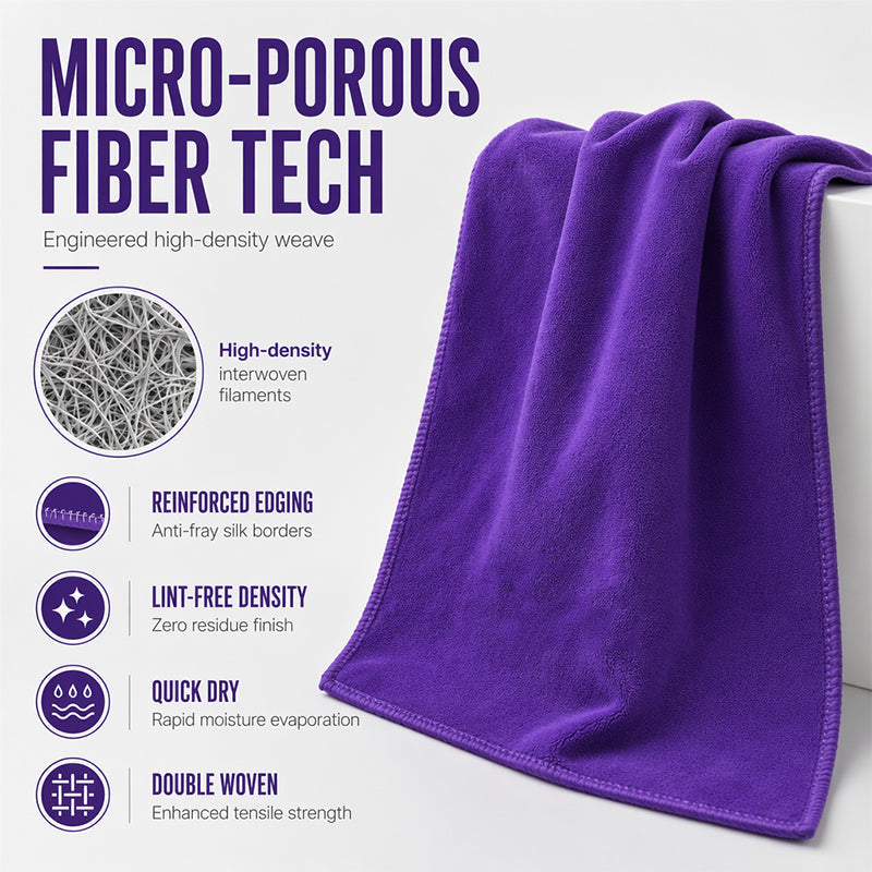 🚗💧Lint-Free Highly Absorbent Cleaning Cloth