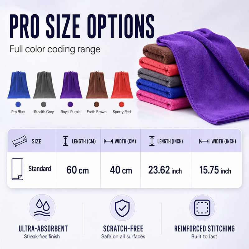 🚗💧Lint-Free Highly Absorbent Cleaning Cloth